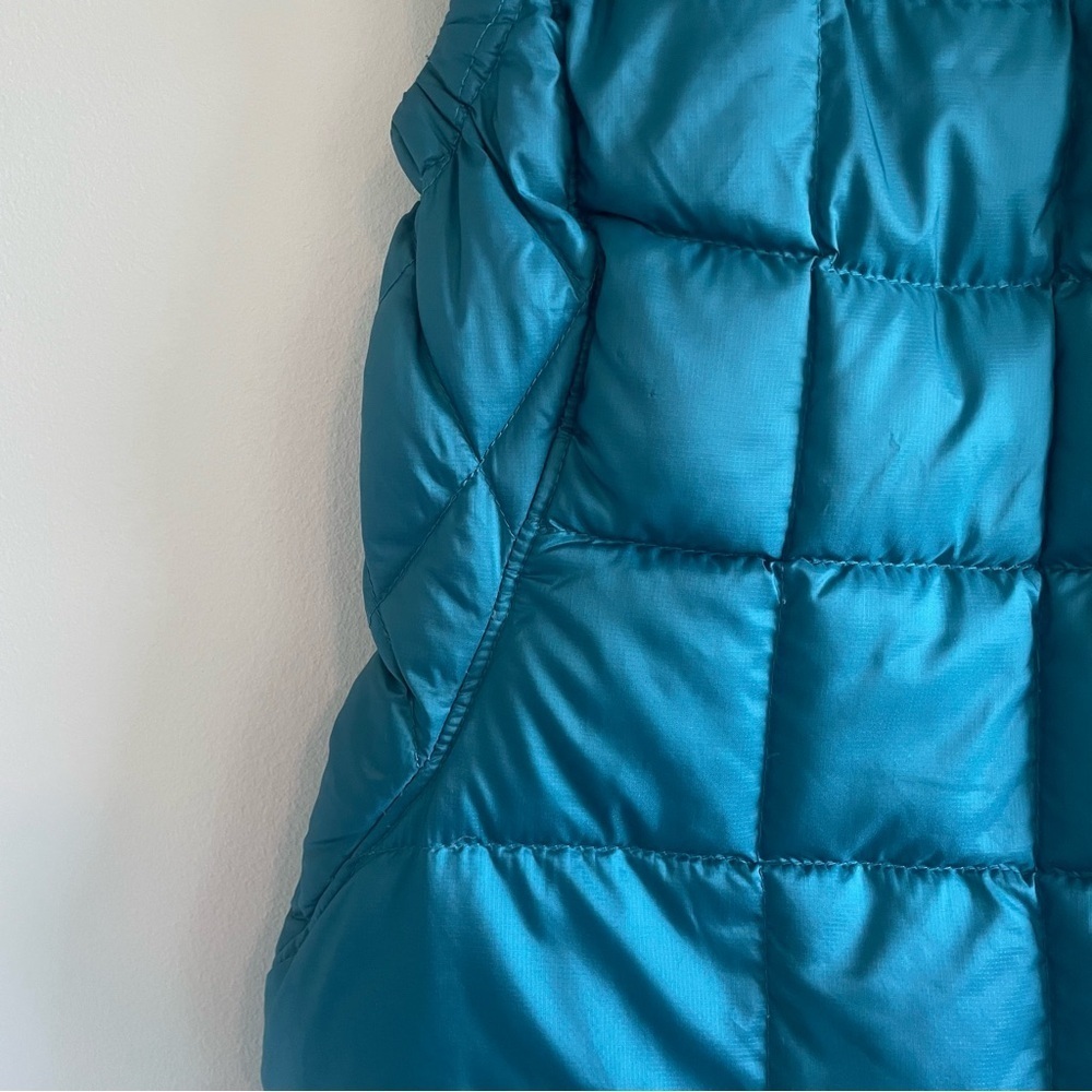 Woolrich Women's Goose Down Puffer Vest Teal Size Small - Picture 2 of 14